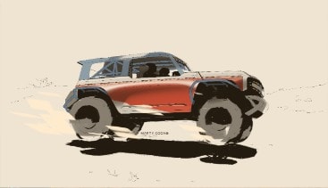 Bronco R Design Sketches